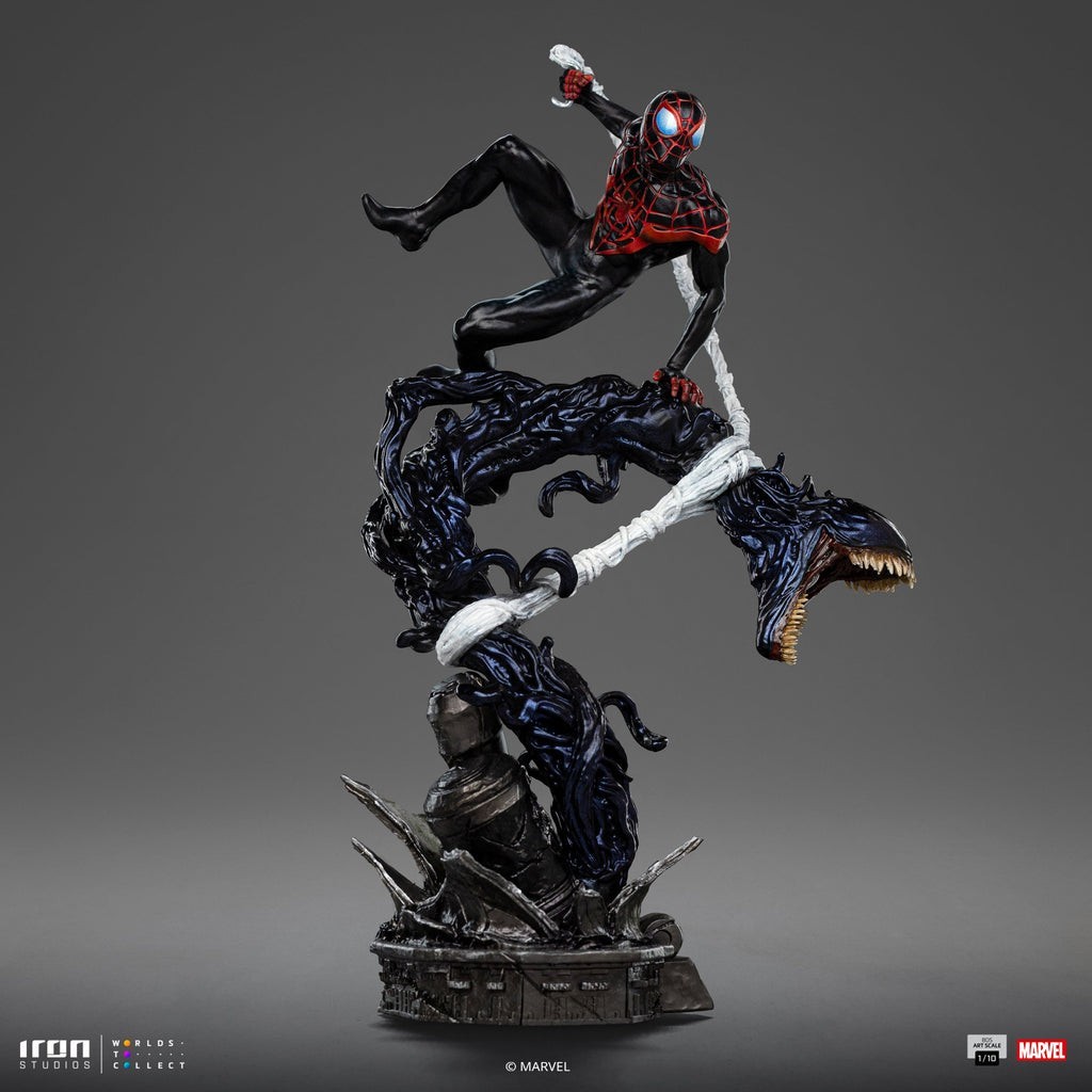 Iron Studios Spiderman Miles Morales 1/10 Scale Statue Iron Studios Spiderman Miles Morales 1/10 Scale Statue