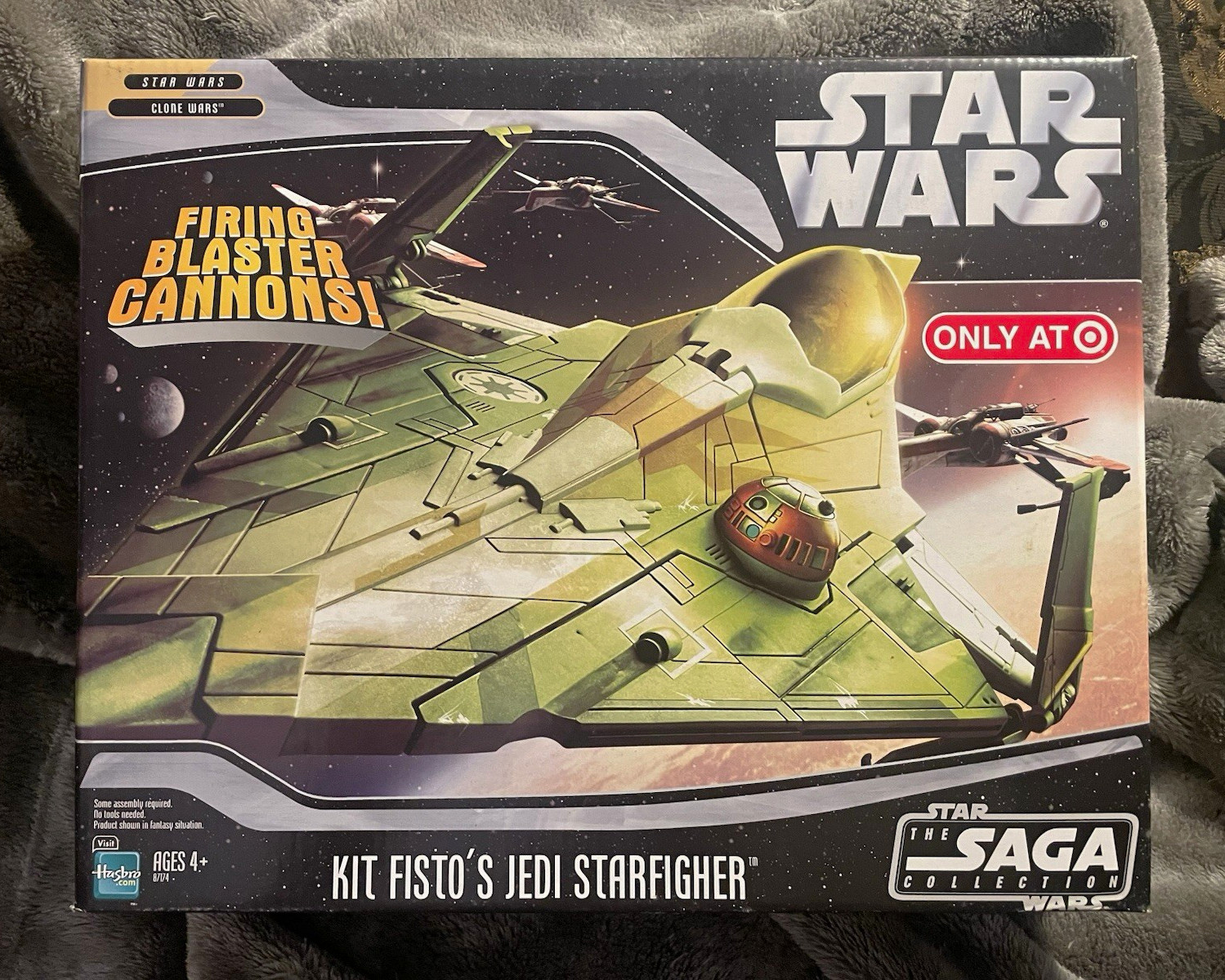 Hasbro Star Wars Kit Fisto's Jedi Starfighter The Saga Collection 2006 Hasbro Star Wars Kit Fisto's Jedi Starfighter The Saga Collection 2006
