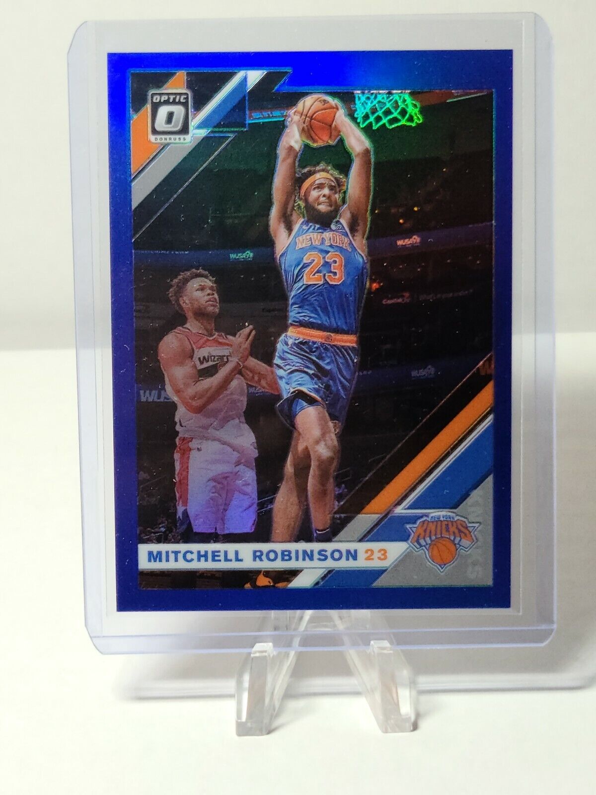 2019-20 Panini Donruss Optic MITCHELL ROBINSON Blue Prizm Card /59 NY Knicks
