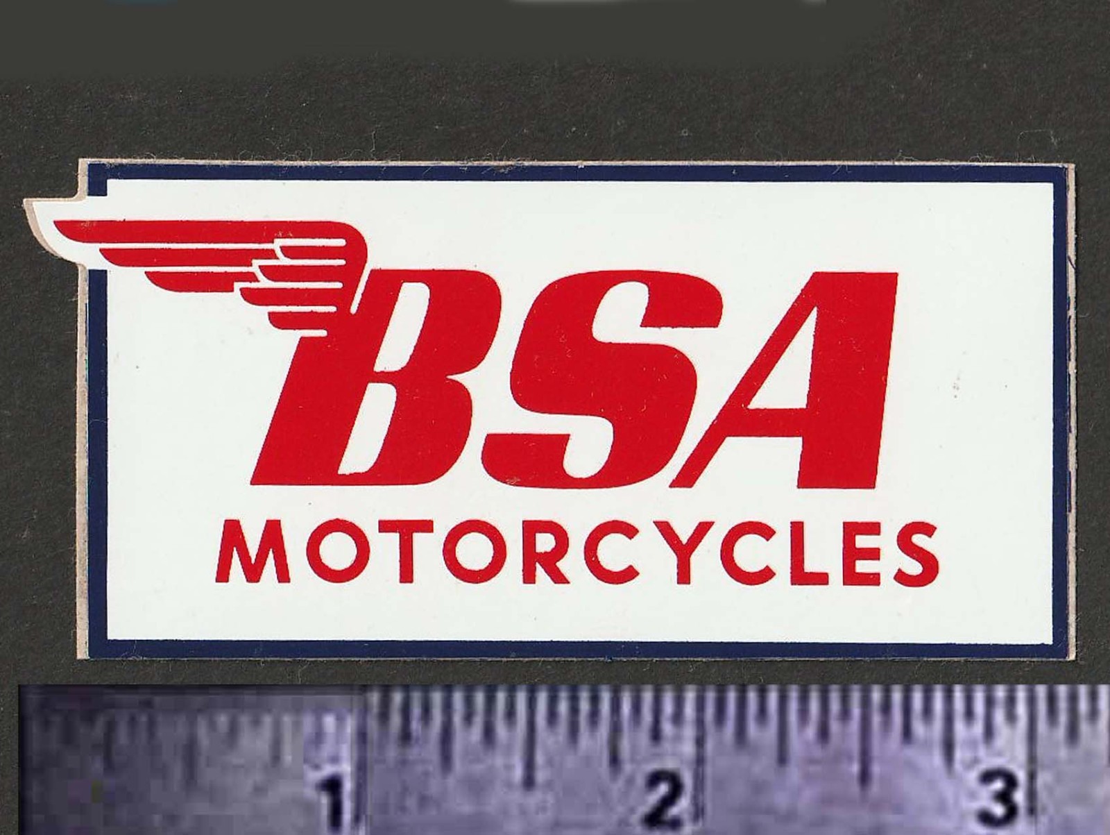 BSA Motorcycles - Original Vintage 1970's 80's Racing Decal/Sticker MX Moto BSA Motorcycles - Original Vintage 1970's 80's Racing Decal/Sticker MX Moto