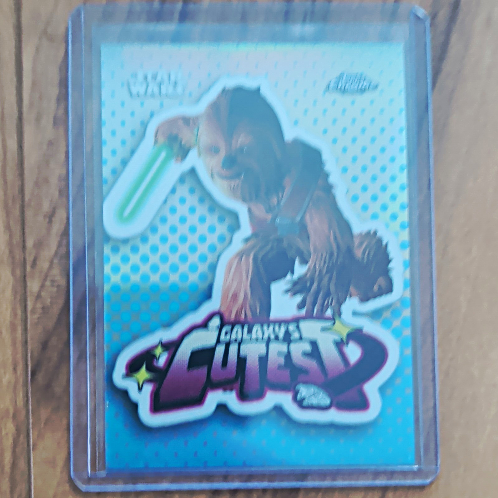 2020 Topps Star Wars Galaxy\'s Cutest Insert Chewbacca Sticker SCW 2020 Topps Star Wars Galaxy\'s Cutest Insert Chewbacca Sticker SCW