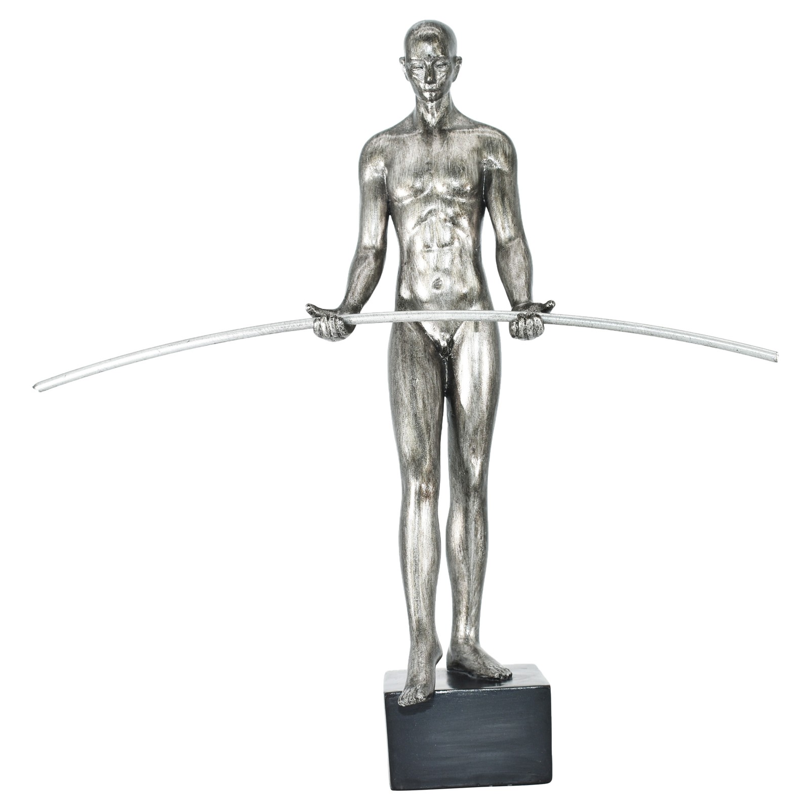 Adam & Friends Tight-Rope Walker Black Base Sculpture | Pewter Adam & Friends Tight-Rope Walker Black Base Sculpture | Pewter