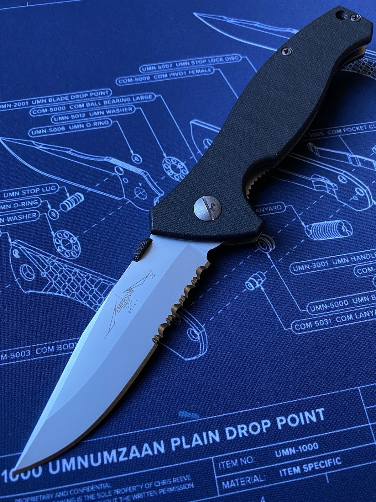 Vintage Discontinued 2001 Emerson SpecWar A SFS Tactical Folder USA MADE🇺🇸 Vintage Discontinued 2001 Emerson SpecWar A SFS Tactical Folder USA MADE🇺🇸