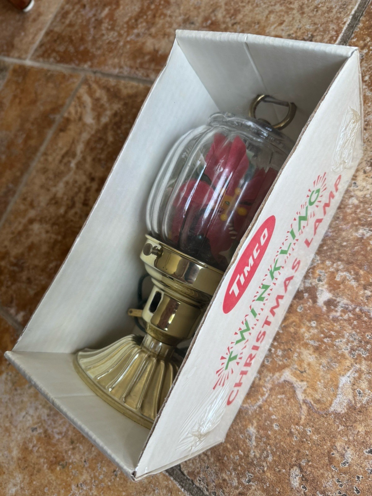 Vintage 1950\'s Twinkling Christmas Lamp No. 147 NOS Sealed Timco Holiday Light Vintage 1950\'s Twinkling Christmas Lamp No. 147 NOS Sealed Timco Holiday Light