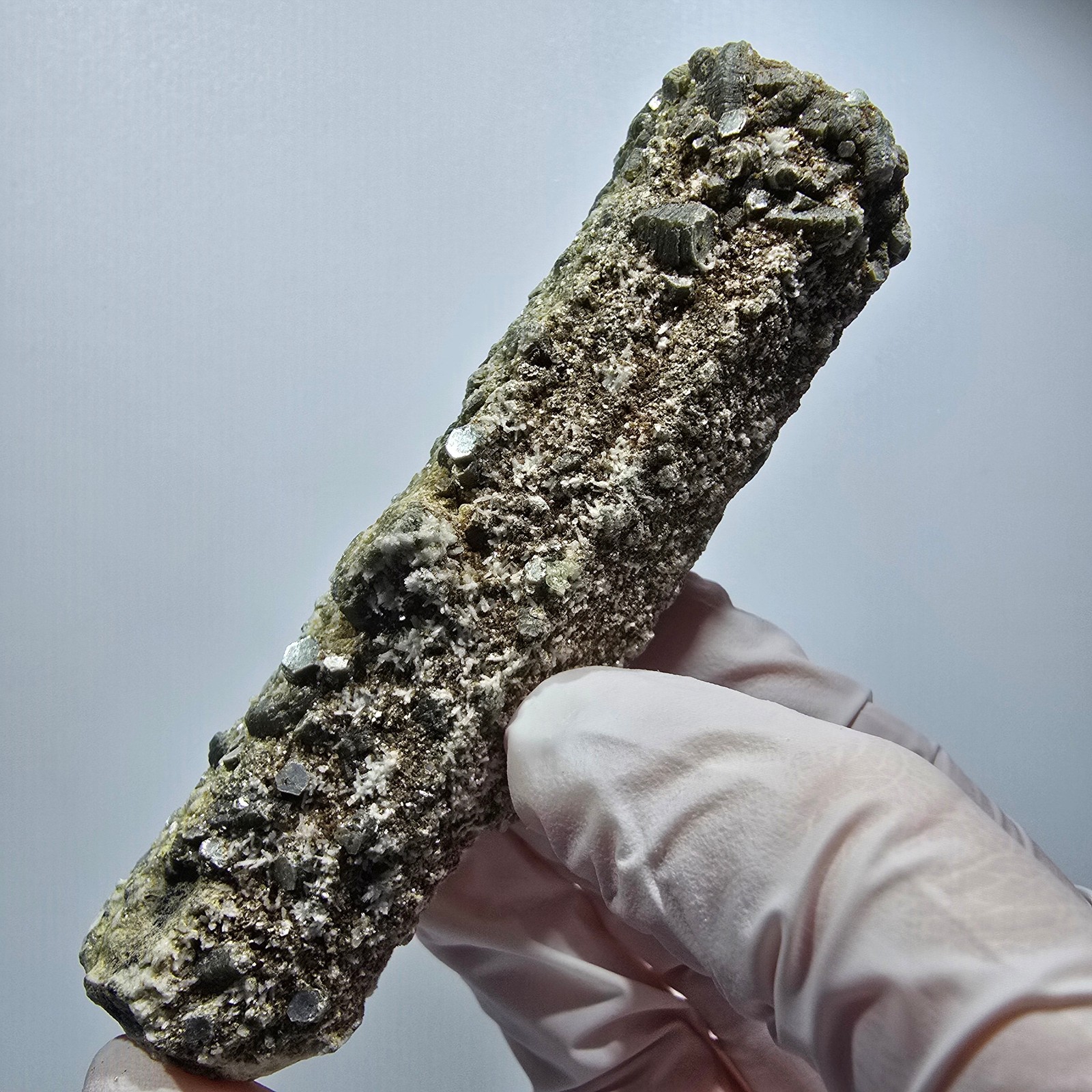 Rare Schorl Tourmaline, Hyalite Opal, Muscovite Specimen Erongo, Namibia