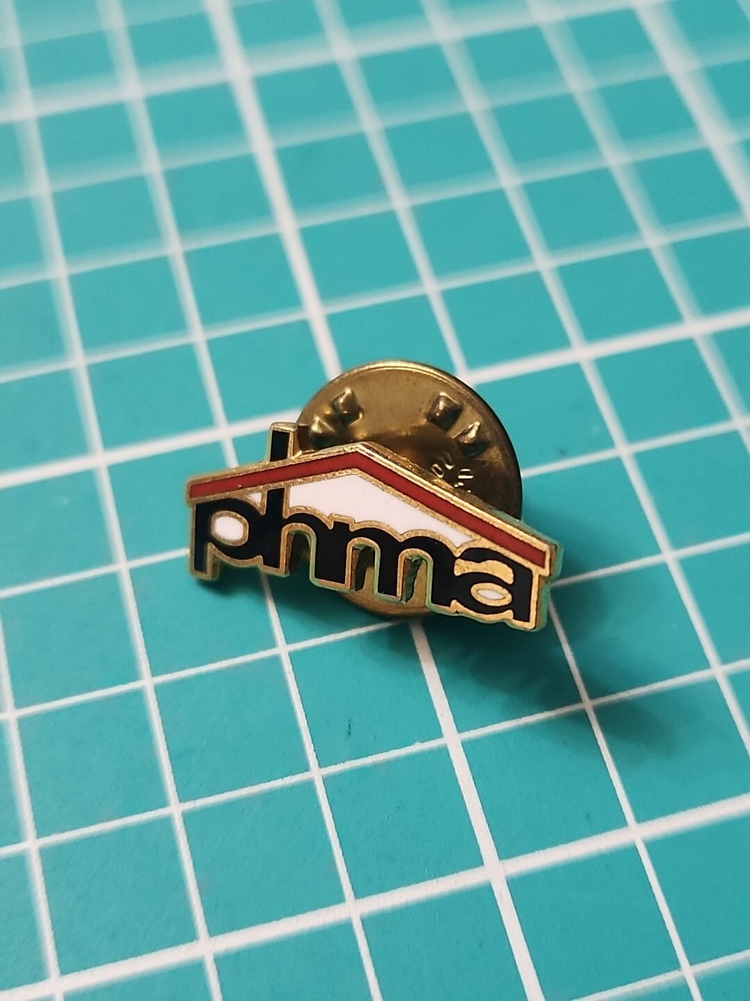 Vtg PHMA π Public Housing Authority Gold Tone Lapel Pin Vtg PHMA π Public Housing Authority Gold Tone Lapel Pin