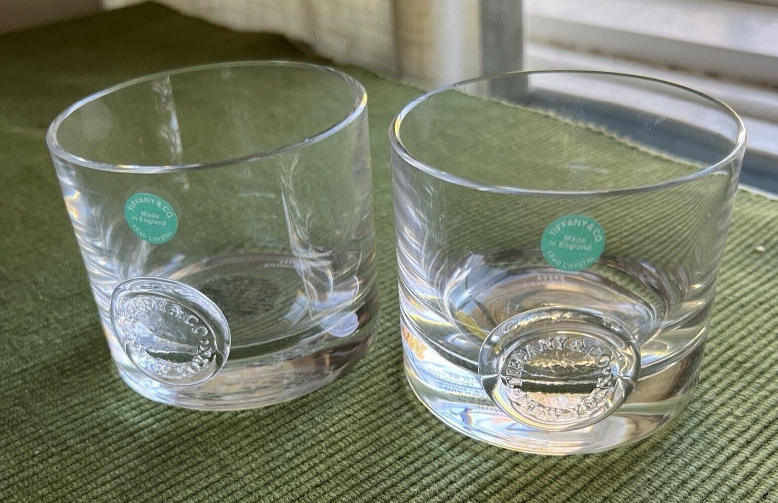 Pair of Tiffany & Co. Crystal votive holder Tiffany Pair of Tiffany & Co. Crystal votive holder Tiffany