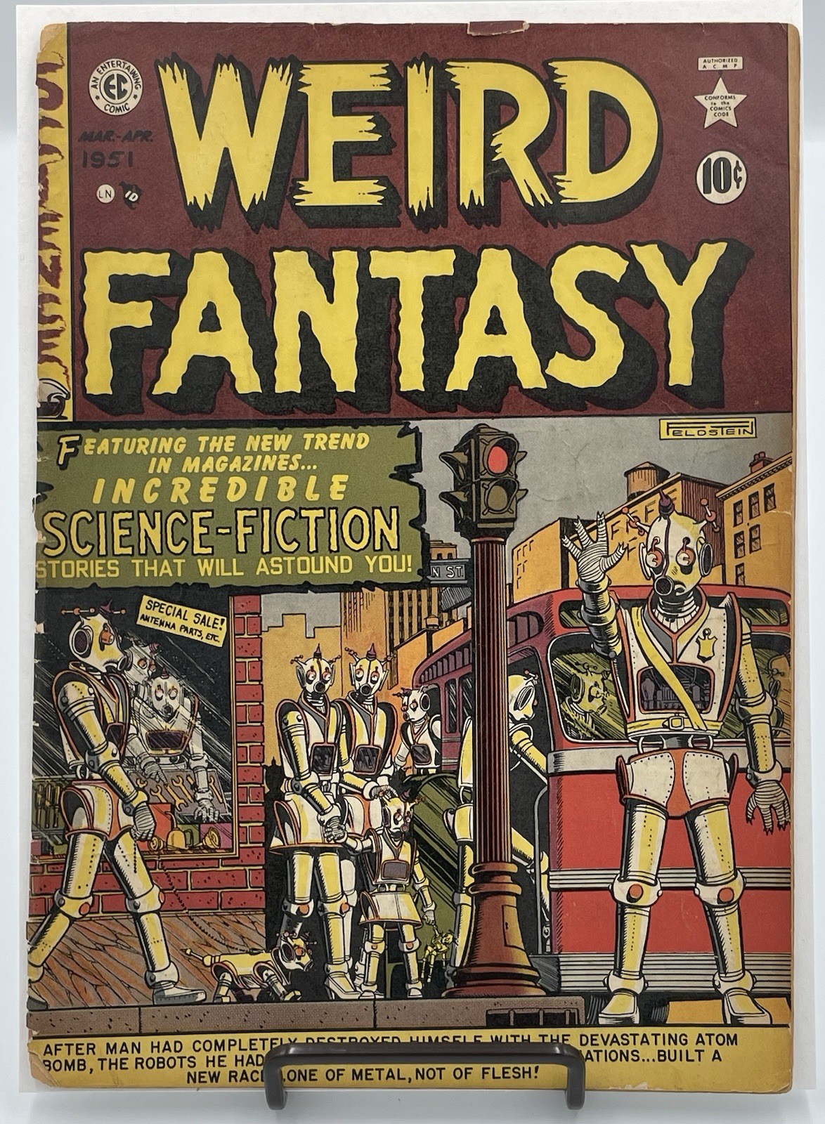Vintage EC Comics Weird Fantasy #6 1951 Golden Age Sci-Fi Comic Book Vintage EC Comics Weird Fantasy #6 1951 Golden Age Sci-Fi Comic Book
