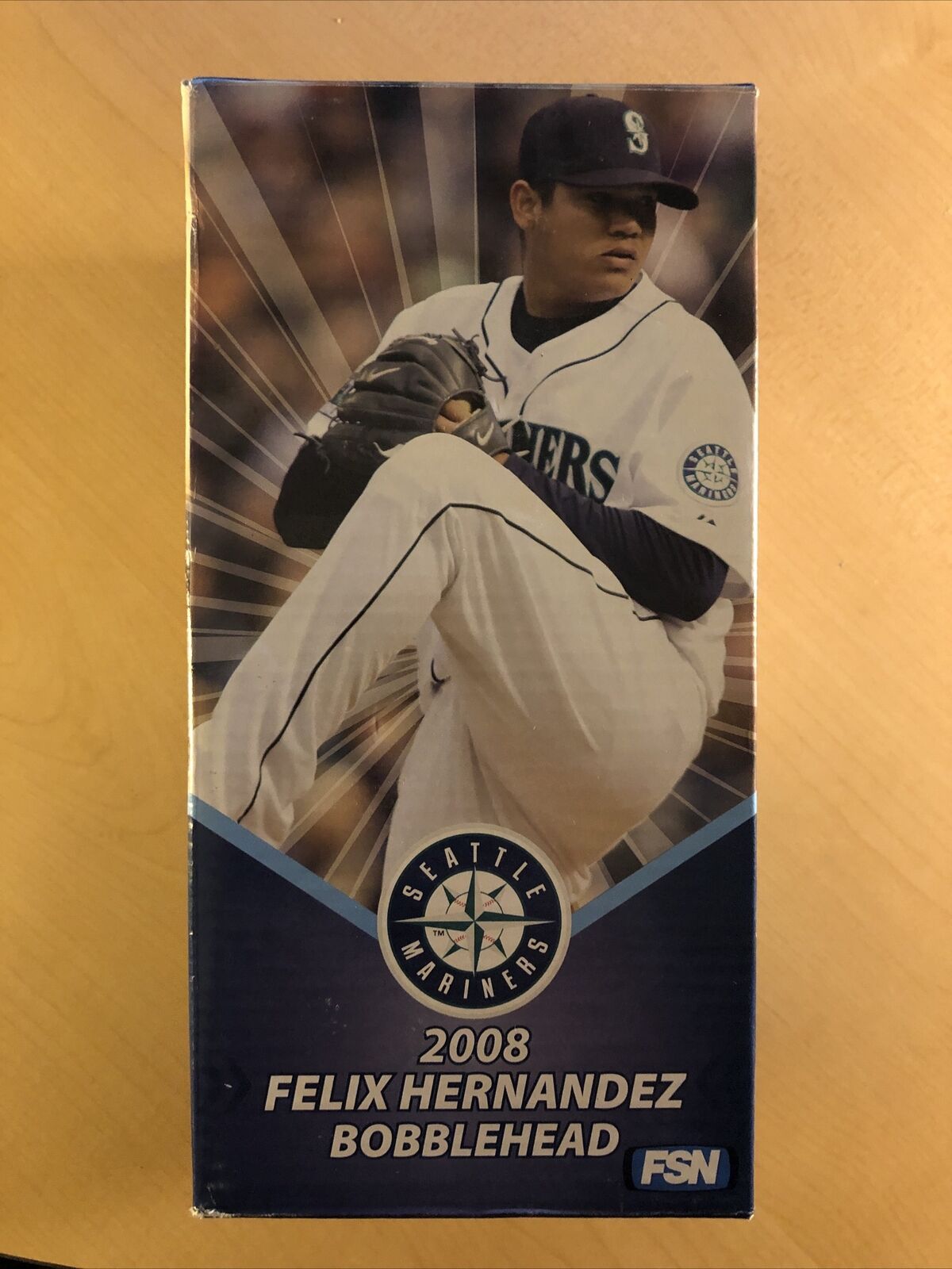 2008 Seattle Mariners Felix Hernandez Bobblehead - Original Package