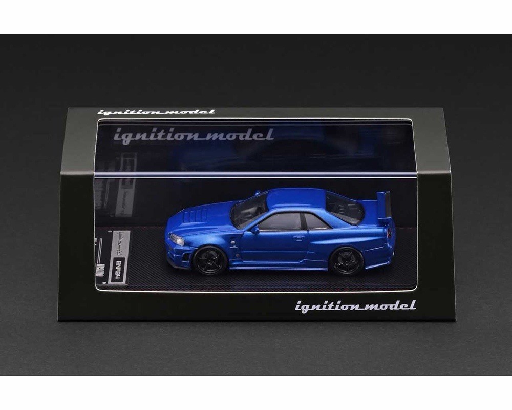 Ignition Model 1:64 Nissan Skyline GT-R (BNR34) NISMO – Customized Blue Metallic Ignition Model 1:64 Nissan Skyline GT-R (BNR34) NISMO – Customized Blue Metallic
