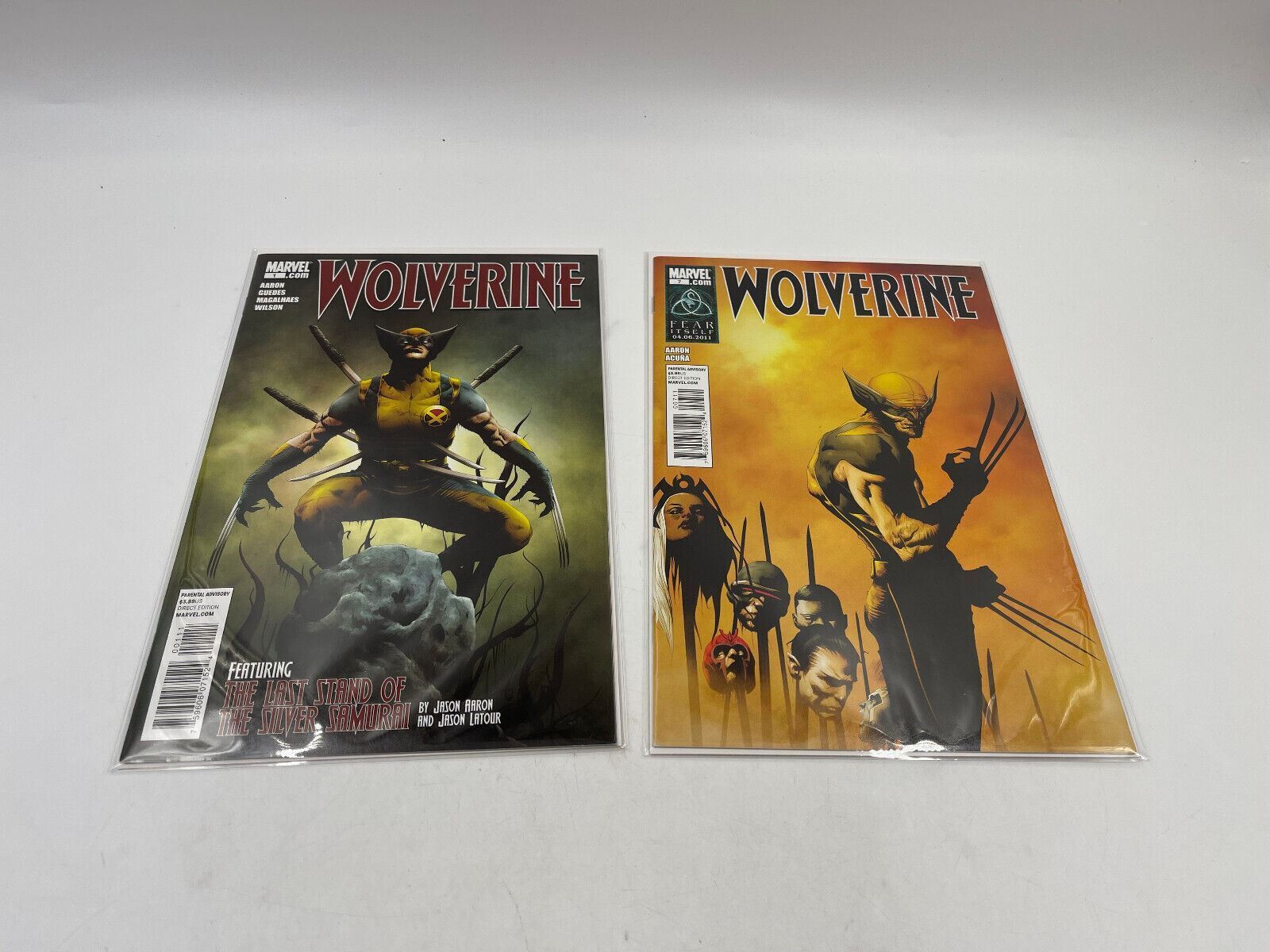 Wolverine #1, 7 Jason Aaron Last Stand Silver Samurai Marvel 2010