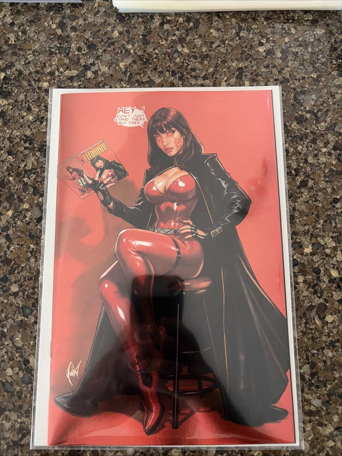 π₯ TERMINAL #2 CEDRIC POULAT 616 COMICS Virgin FOIL Variant B LTD 1000 π₯ TERMINAL #2 CEDRIC POULAT 616 COMICS Virgin FOIL Variant B LTD 1000