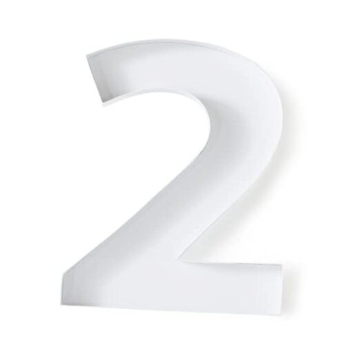 Fillable Cardboard Number Charcuterie Board Box, Large Paper Mache Numbers 2 Fillable Cardboard Number Charcuterie Board Box, Large Paper Mache Numbers 2