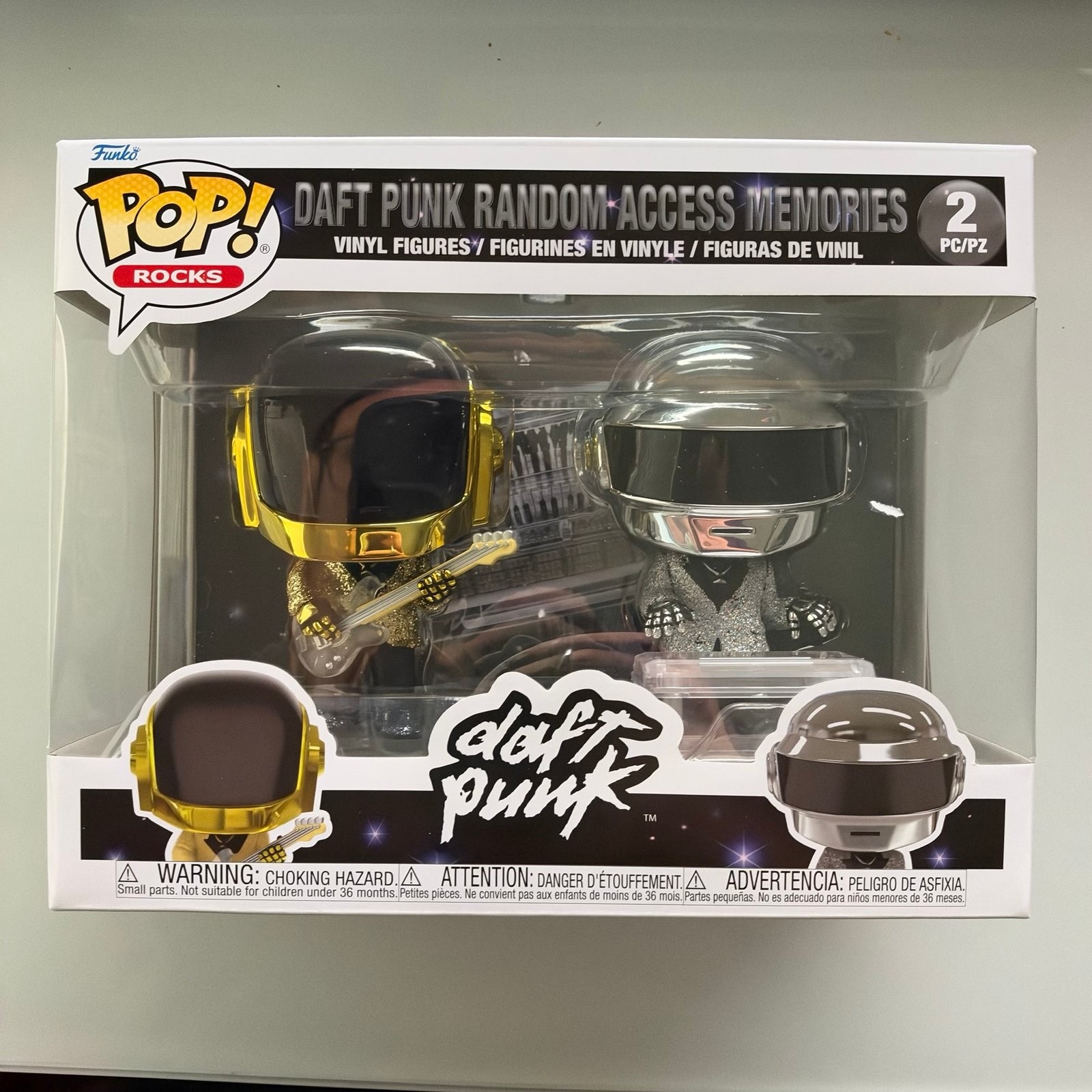 Funko Pop Daft Punk Random Access Memories Glitter Vinyl Figure 2 Pack Funko Pop Daft Punk Random Access Memories Glitter Vinyl Figure 2 Pack