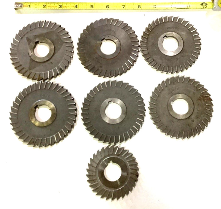 7 Machinist Morse Cutting Milling Blades 1\ 7 Machinist Morse Cutting Milling Blades 1\