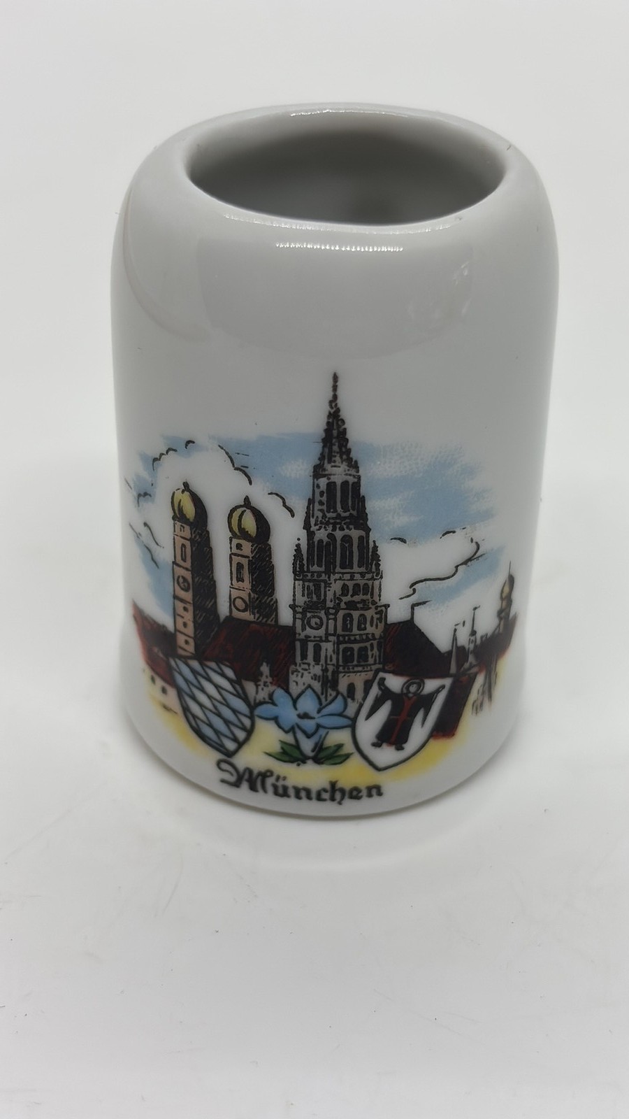 Vintage Krug Confiserie München Ceramic Miniature Souvenir Mug Vintage Krug Confiserie München Ceramic Miniature Souvenir Mug
