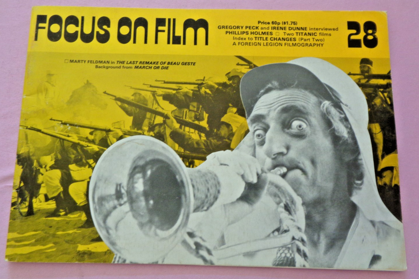 Focus On Films #28 1977 Marty Feldman Last Remake of Beau Geste Gregory Peck Vtg Focus On Films #28 1977 Marty Feldman Last Remake of Beau Geste Gregory Peck Vtg