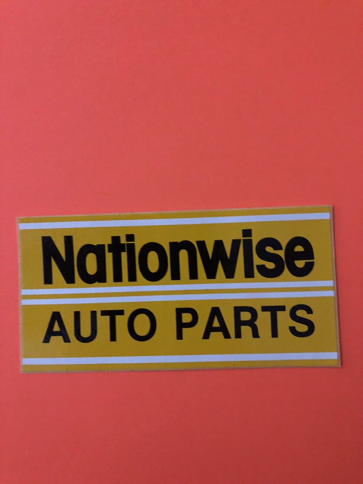 NATIONWISE Auto Parts - Original Vintage 80s Racing Decal Sticker Drag Hot Rod