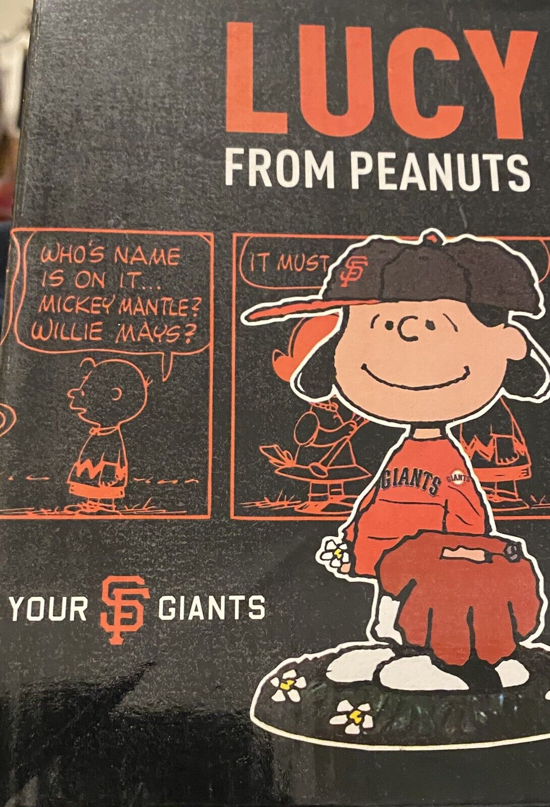 SF Giants 2010 Lucy from Peanuts Bobblehead
