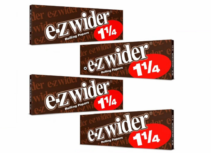E-z Wider 1.25  Rolling Paper 24 Leaves per Book,4 pack