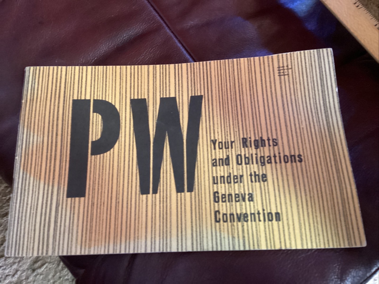 1969 Us Army Booklet Geneva Convention Pow Rights And Obligations Original Rare 1969 Us Army Booklet Geneva Convention Pow Rights And Obligations Original Rare