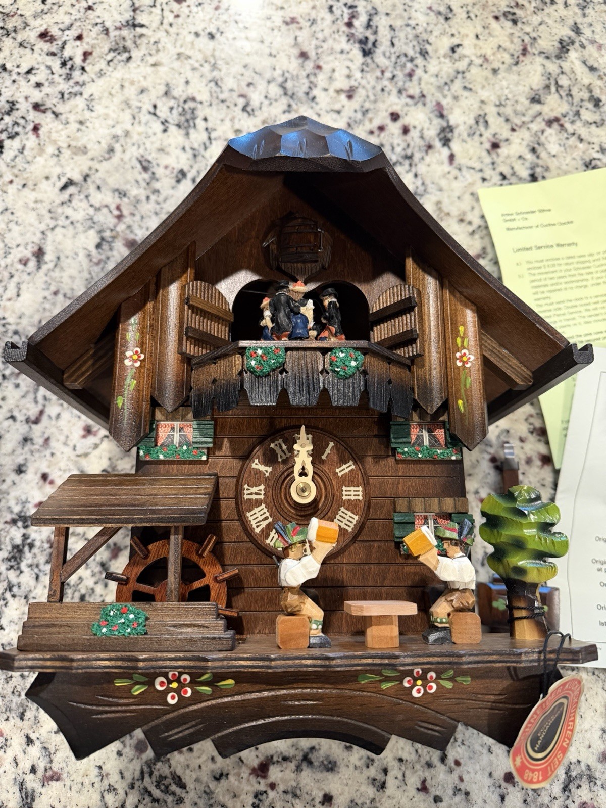 vintage antique german made cuckoo Clock mint Condition Schneider vintage antique german made cuckoo Clock mint Condition Schneider