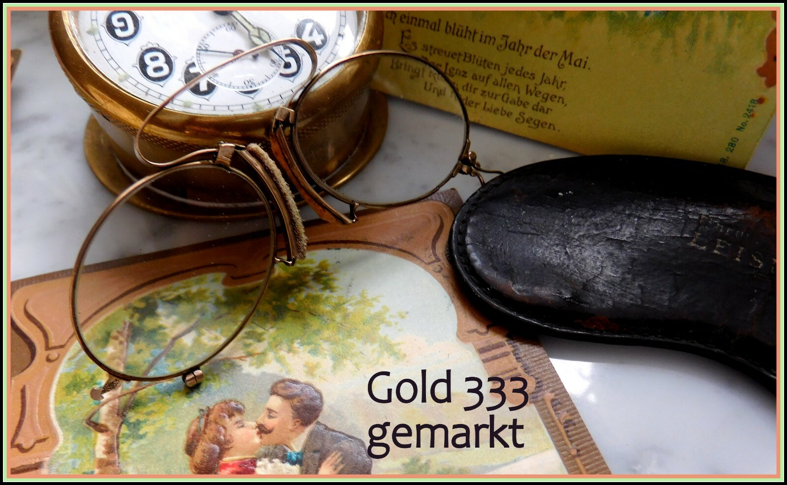 Gold 333 weight 9.7 gr. pincher solid real gold 333 nose glasses warranty Gold 333 weight 9.7 gr. pincher solid real gold 333 nose glasses warranty
