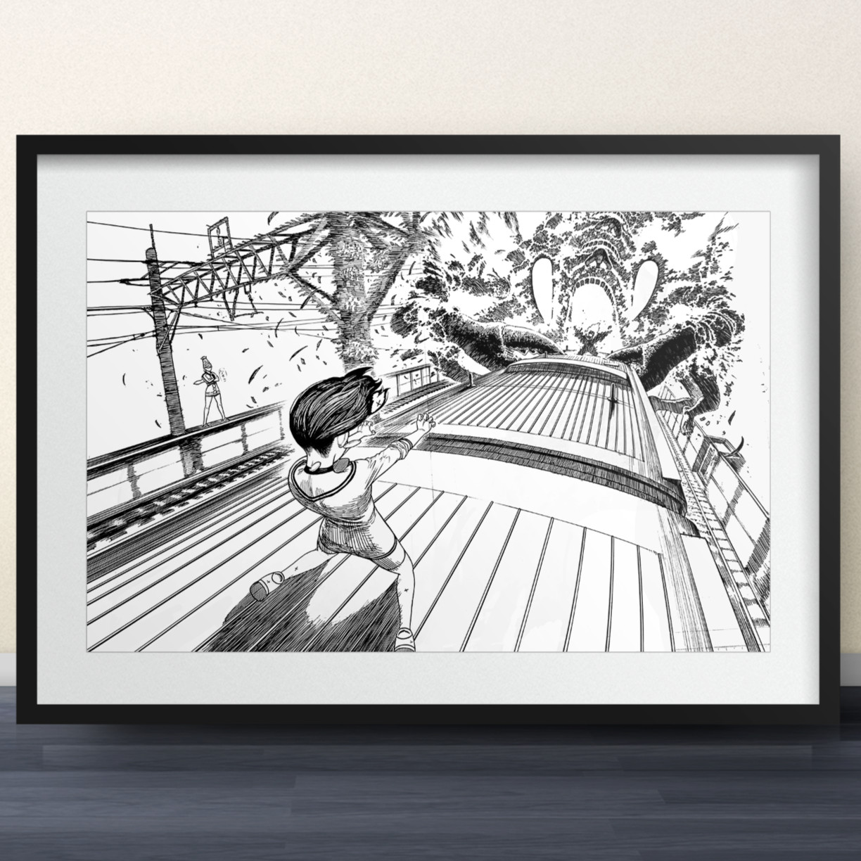 Dandadan Inked Sketch Chapter 7 - 11x17\ Dandadan Inked Sketch Chapter 7 - 11x17\