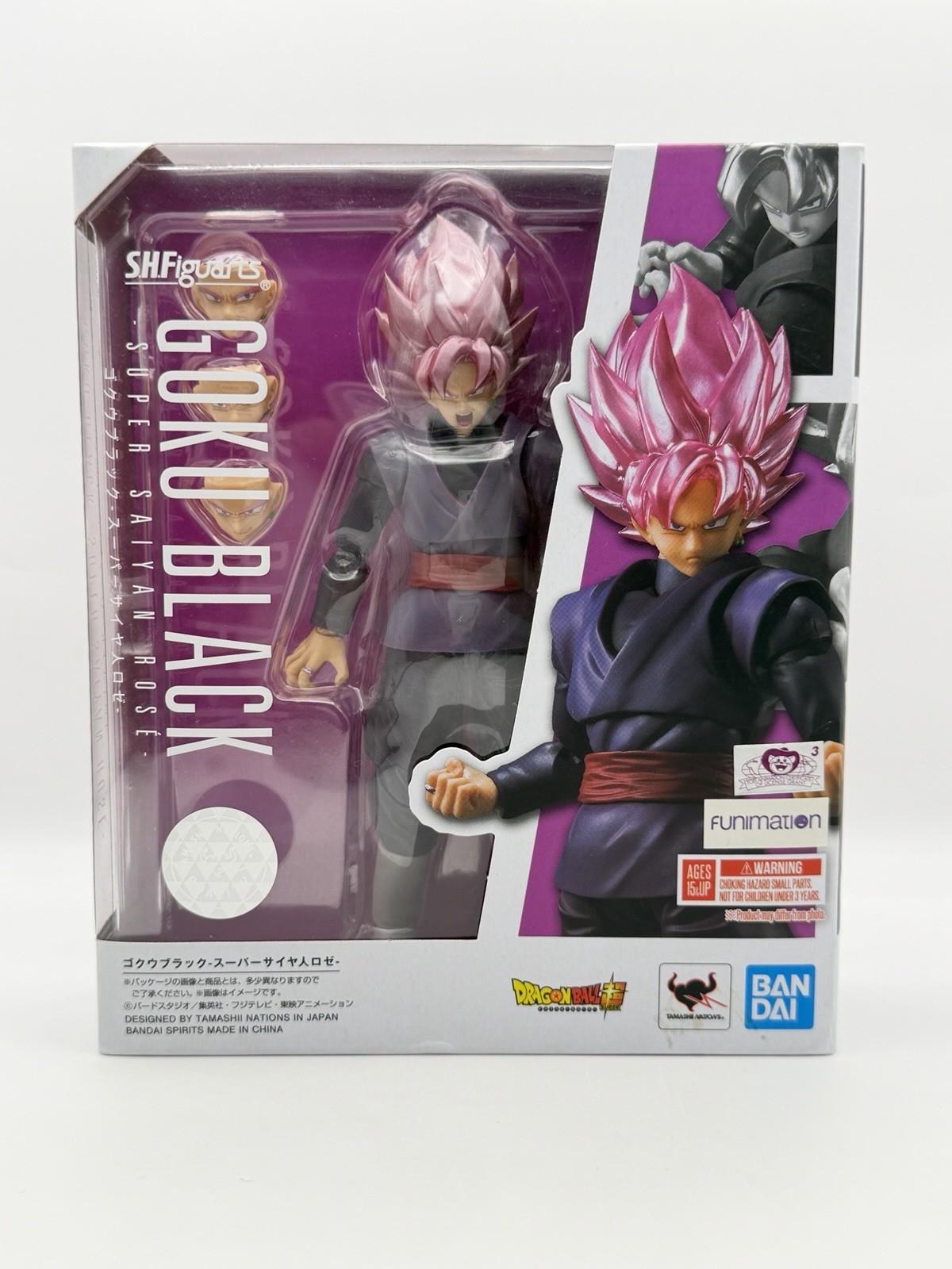 S.H. Figuarts GOKU BLACK Super Saiyan Rose Dragon Ball Figure S.H. Figuarts GOKU BLACK Super Saiyan Rose Dragon Ball Figure