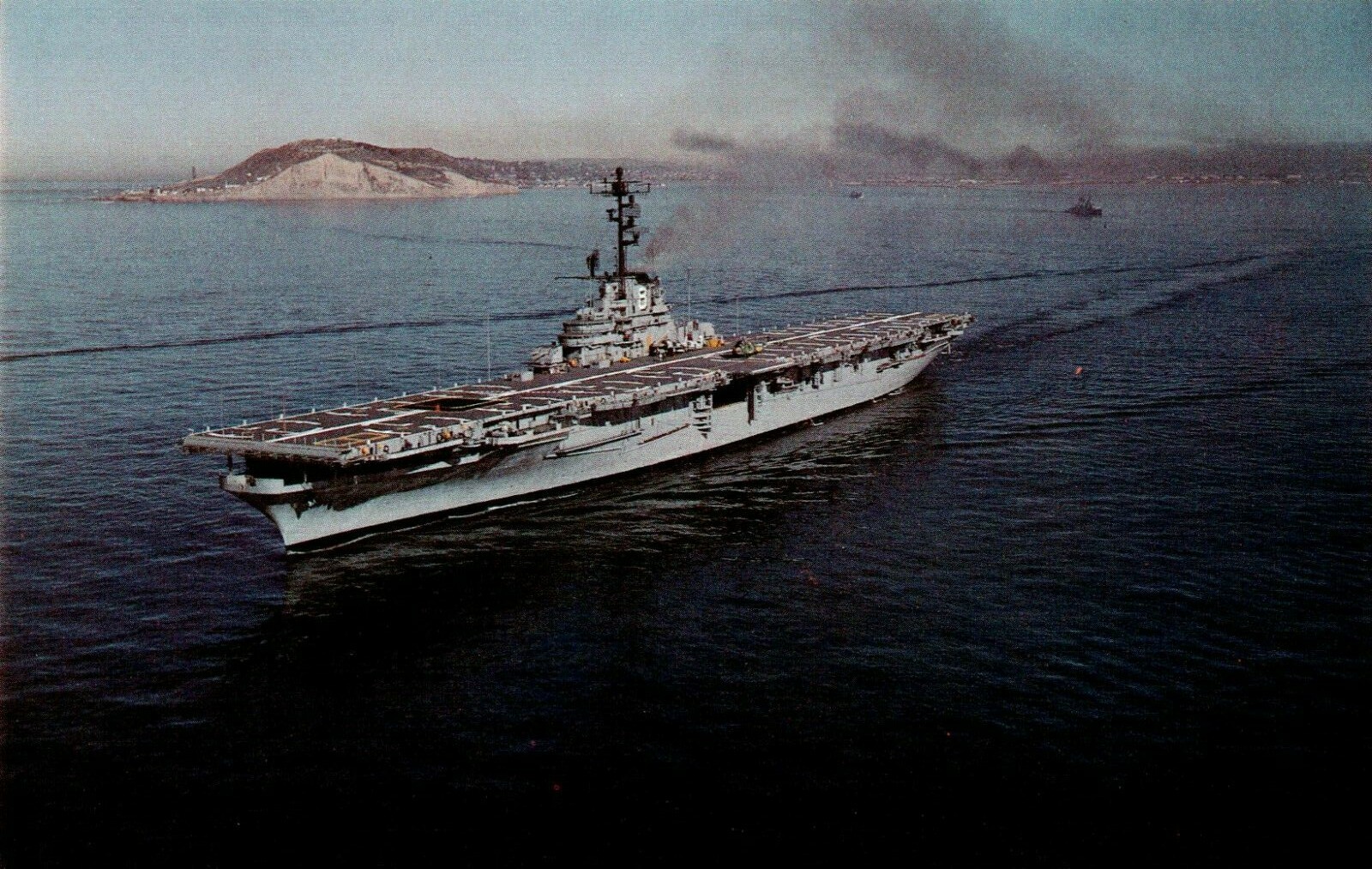 Postcard USS Valley Forge LPH-8 Fast Attack Carrier Postcard USS Valley Forge LPH-8 Fast Attack Carrier