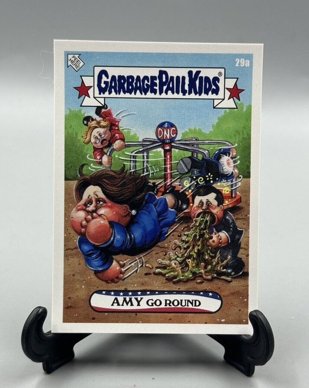 2020 Topps Garbage Pail Kids GPK Disgrace to the White House #29A Amy Go Round