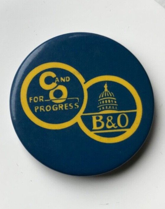 Vintage C&O B&O Railroad For Progress Vintage C&O B&O Railroad For Progress