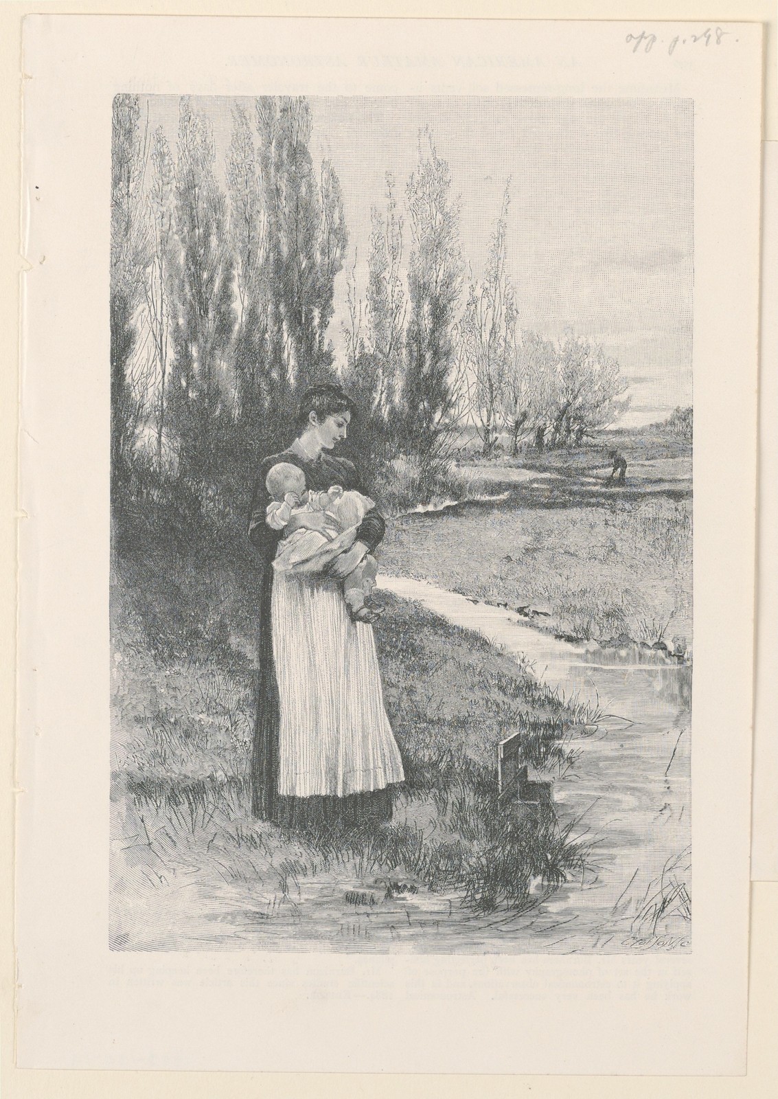 Mary Hallock Foote Irrigating Ditch Vintage 1889 Illustration Photo Reprint