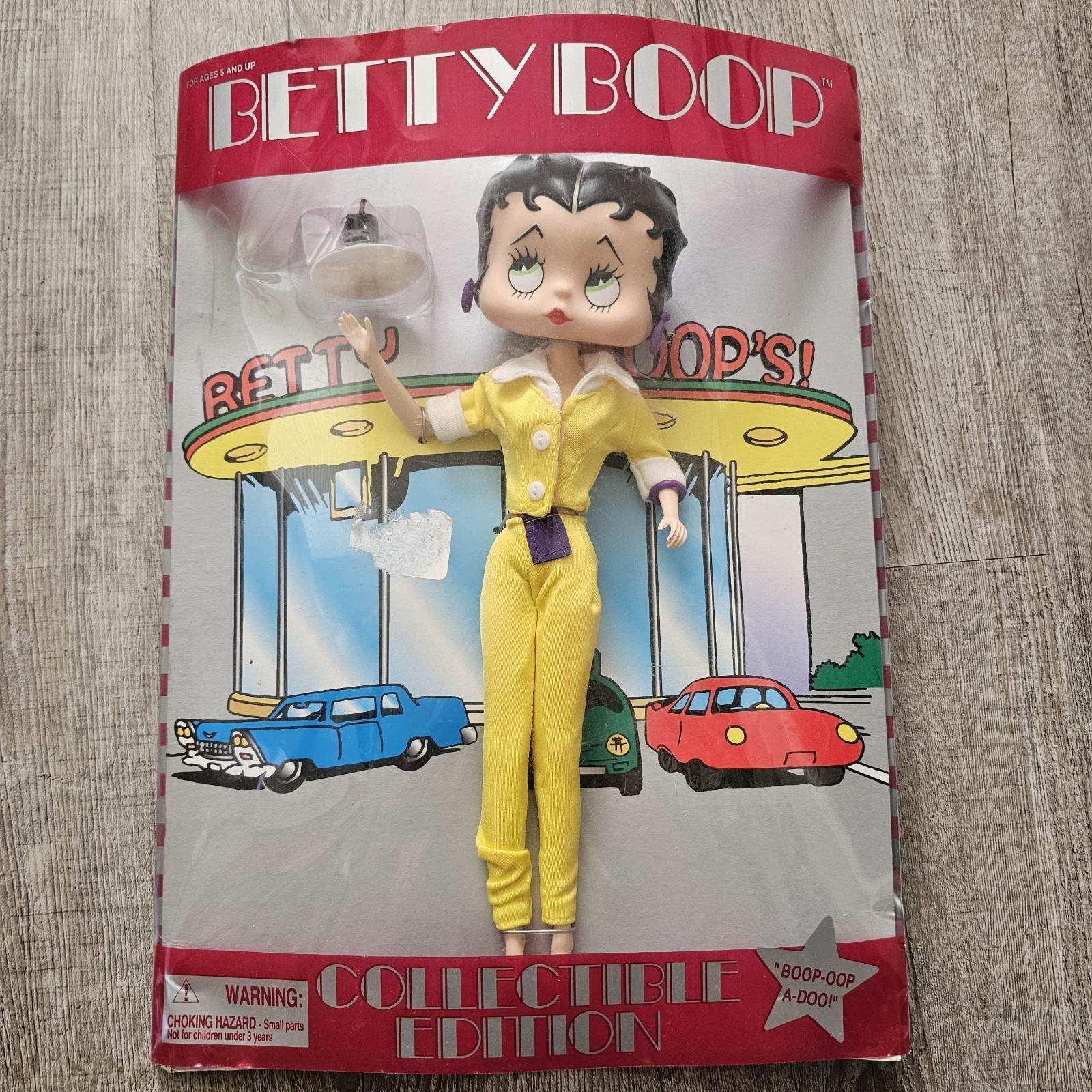 Vintage 1998 Betty Boop Carhop Milkshake Collector Edition Doll Figure 90s Box
