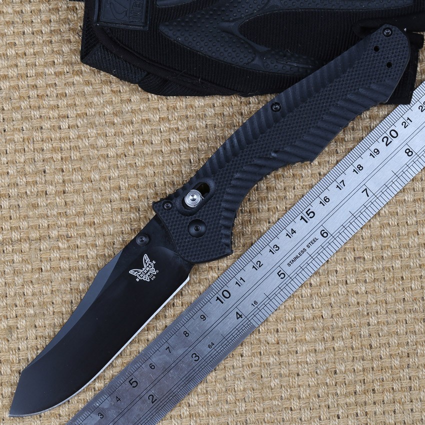 Big Size Camping Hunting Black G10 Handle Axis Lock Pocket Folding Knife New Big Size Camping Hunting Black G10 Handle Axis Lock Pocket Folding Knife New