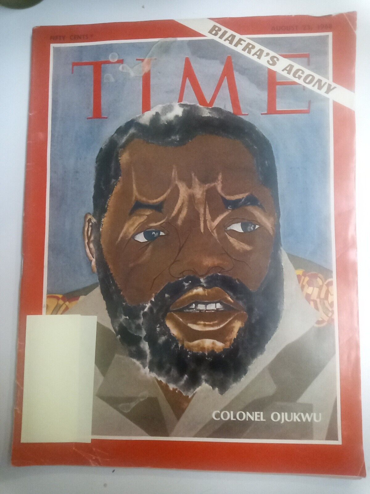 Time Magazine 23 Aug 1968 BIAFRA\'S AGONY + Ojukwu, Igbo, Bikini, Scientology etc