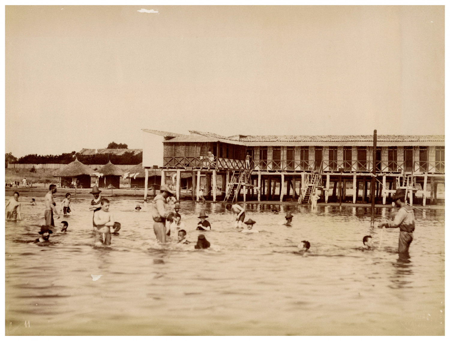Italy, Venice, Lido di Venezia, Naya Albumen Print 20x26.5 1880 Italy, Venice, Lido di Venezia, Naya Albumen Print 20x26.5 1880