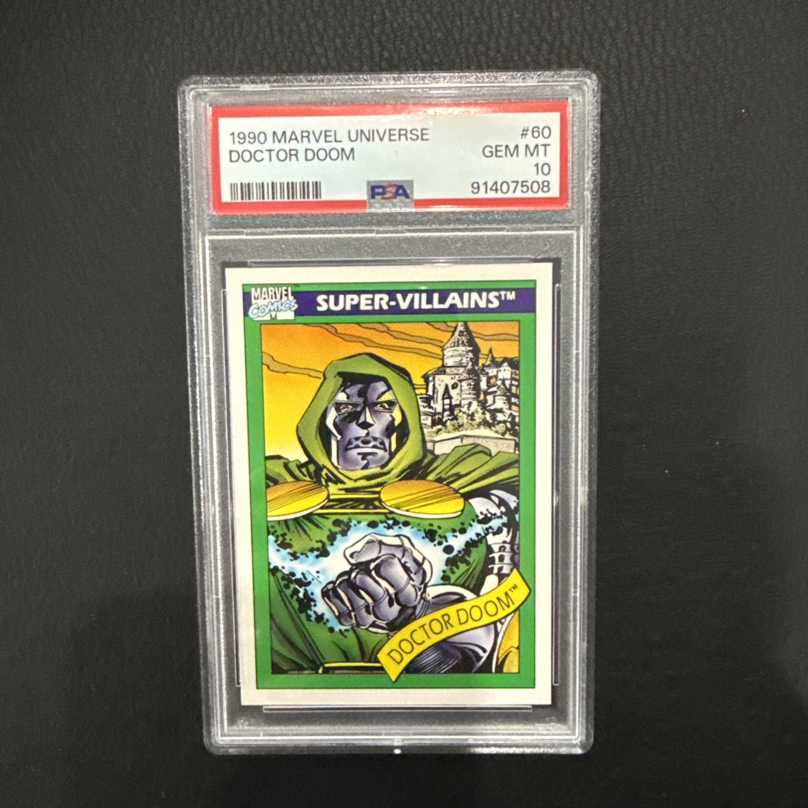 1990 Marvel Universe #60 Doctor Doom PSA 10 Gem Mint BRAND NEW SLAB 1990 Marvel Universe #60 Doctor Doom PSA 10 Gem Mint BRAND NEW SLAB