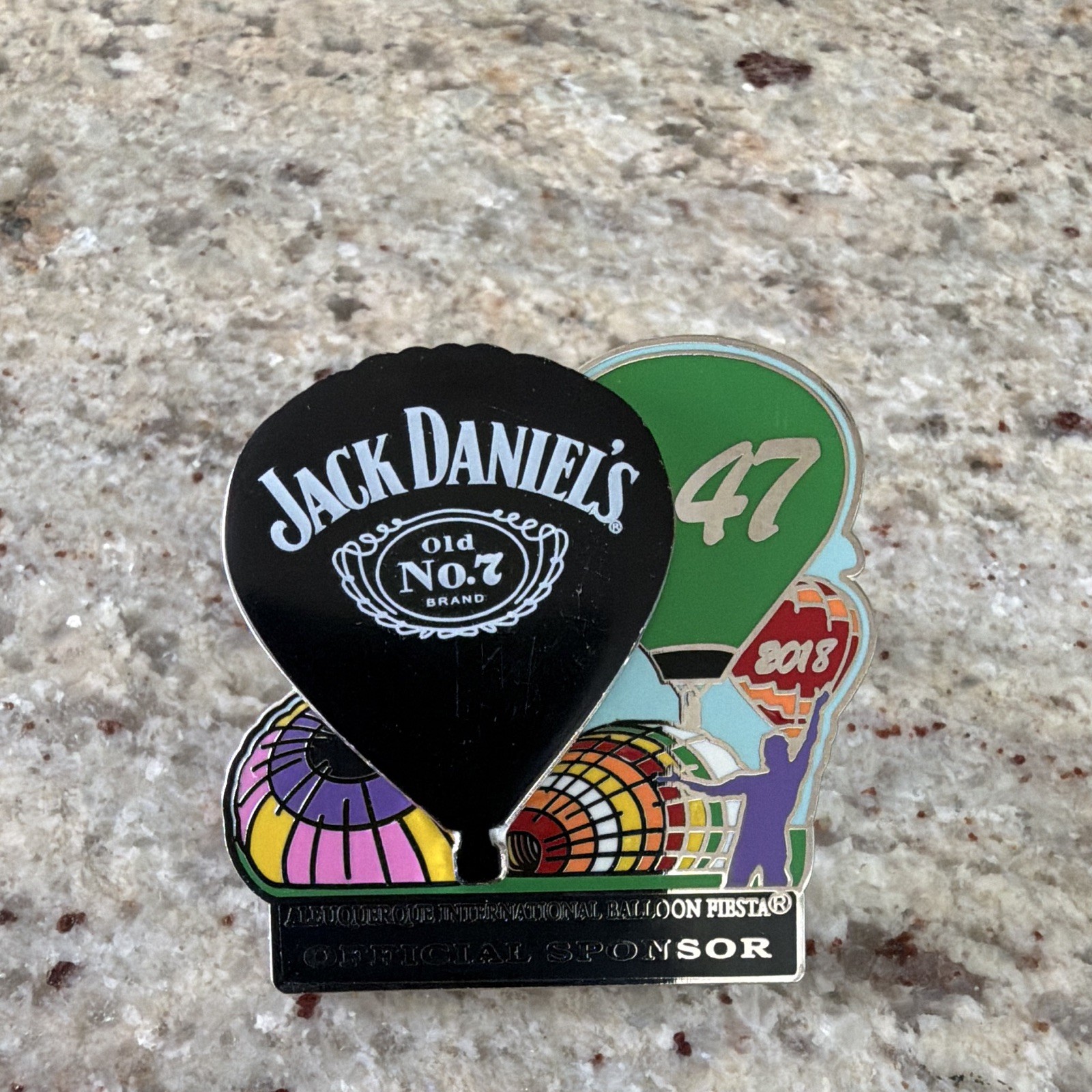 Jack Daniel’s Albuquerque International Balloon Fiesta 2018 Sponsor Pin Jack Daniel’s Albuquerque International Balloon Fiesta 2018 Sponsor Pin