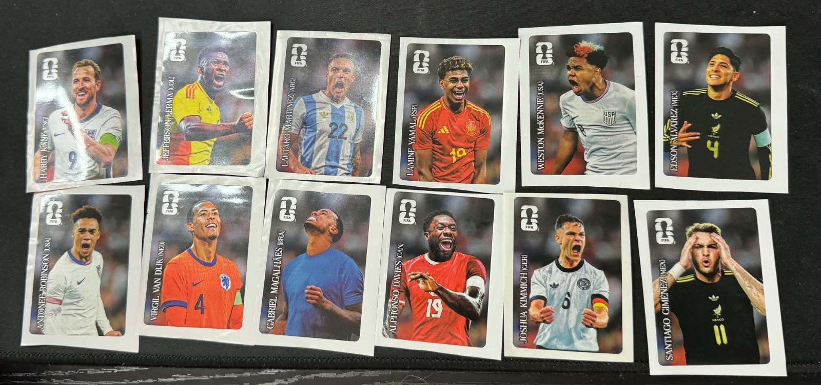 Coca Cola PANINI FIFA WORLD CUP 2026 Complete all 12 Sticker Set -US Version Coca Cola PANINI FIFA WORLD CUP 2026 Complete all 12 Sticker Set -US Version