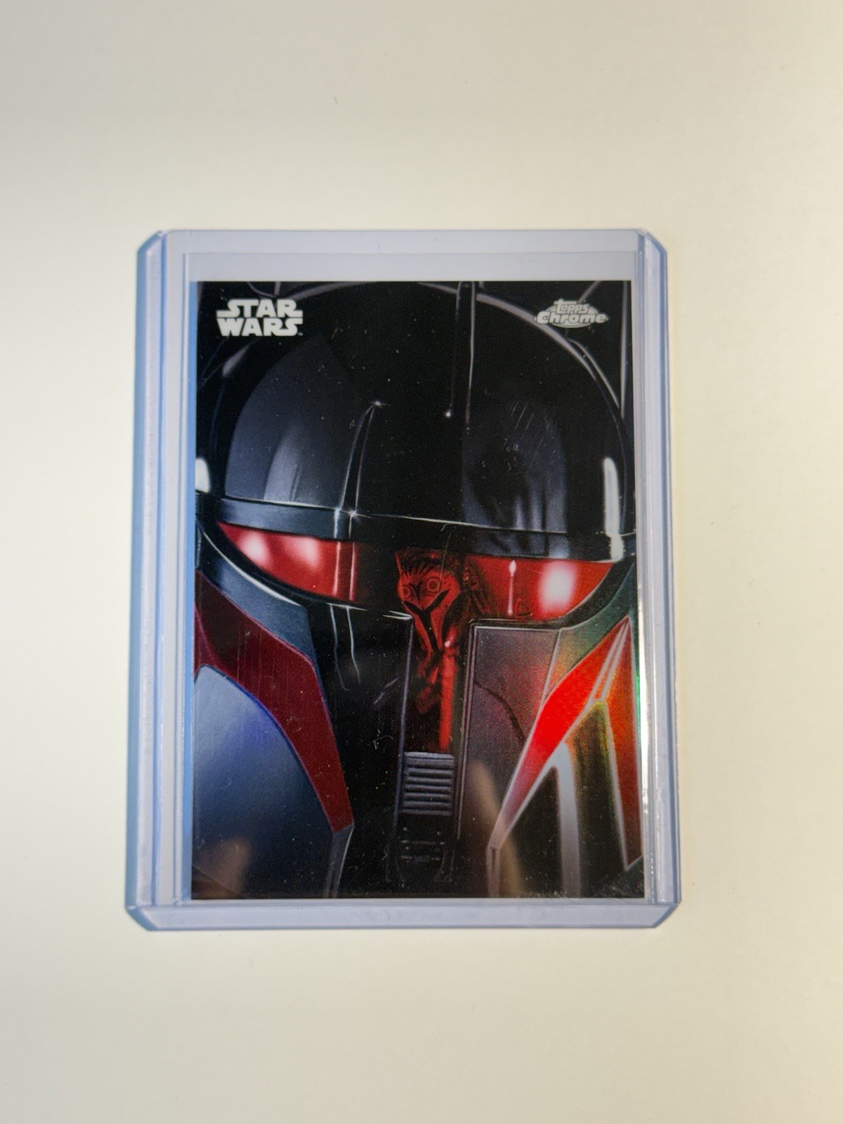 Topps 2026 Star Wars Chrome Reflections R-20 For Mandalore Mike Stephens Topps 2026 Star Wars Chrome Reflections R-20 For Mandalore Mike Stephens