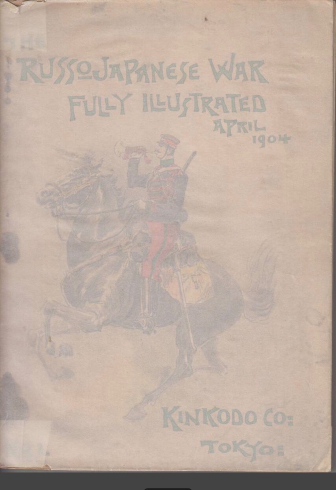 1904 Russo-Japanese War Fully Illustrated English Book Meiji Era Kinkodo Tokyo