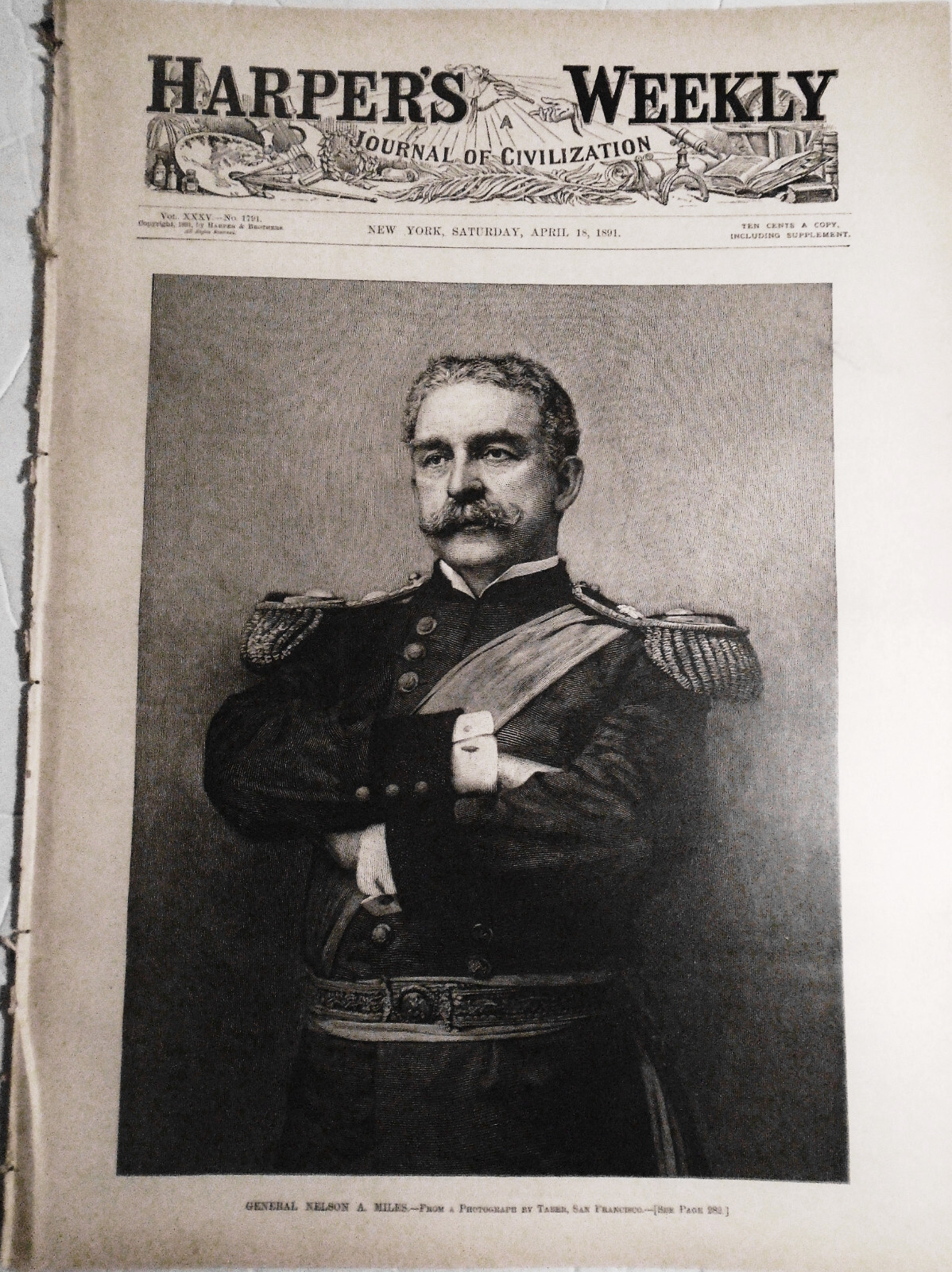 Harper's Weekly April 18, 1891 - P T Barnum death; Australia Life; Baby King etc Harper's Weekly April 18, 1891 - P T Barnum death; Australia Life; Baby King etc