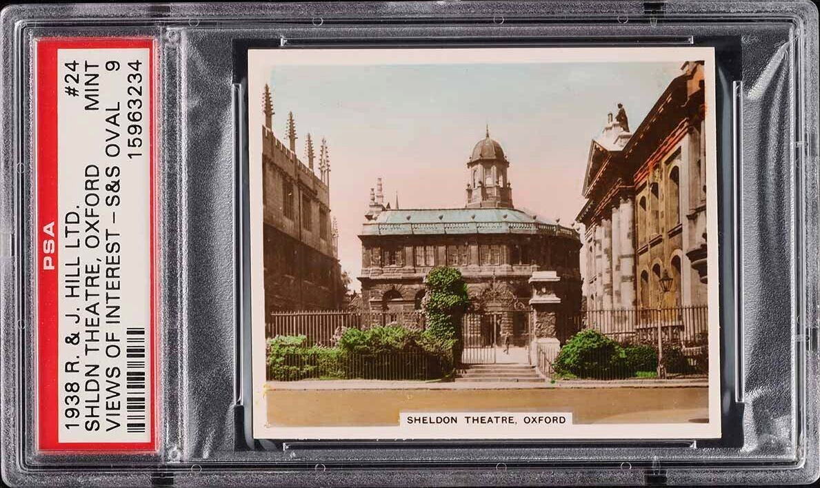 1938 PSA 9 Pop 1 Sheldon Theatre OXFORD #24 R&J Hill S&S Oval VIEWS OF INTEREST 1938 PSA 9 Pop 1 Sheldon Theatre OXFORD #24 R&J Hill S&S Oval VIEWS OF INTEREST