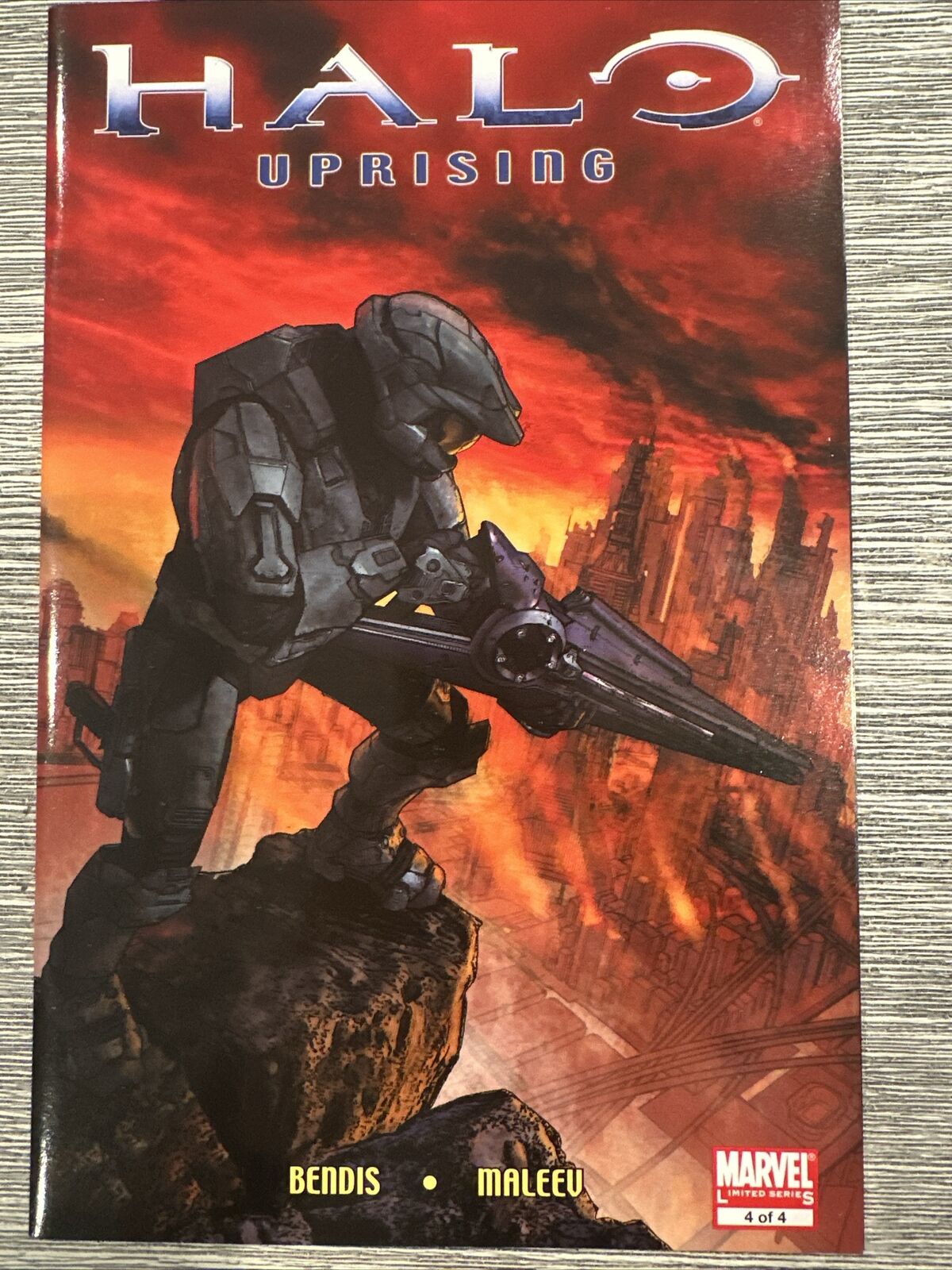 Halo: Uprising #4 Direct Edition Cover (2007-2008) Marvel Comic In Bag & Boarder