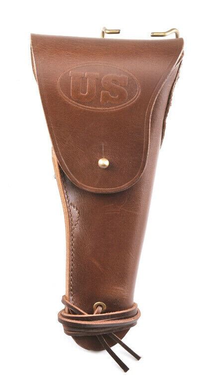 US WW2 M1916 Colt 1911 .45 Holster Marked JT&L 1942 Premium Drum Dyed Leather