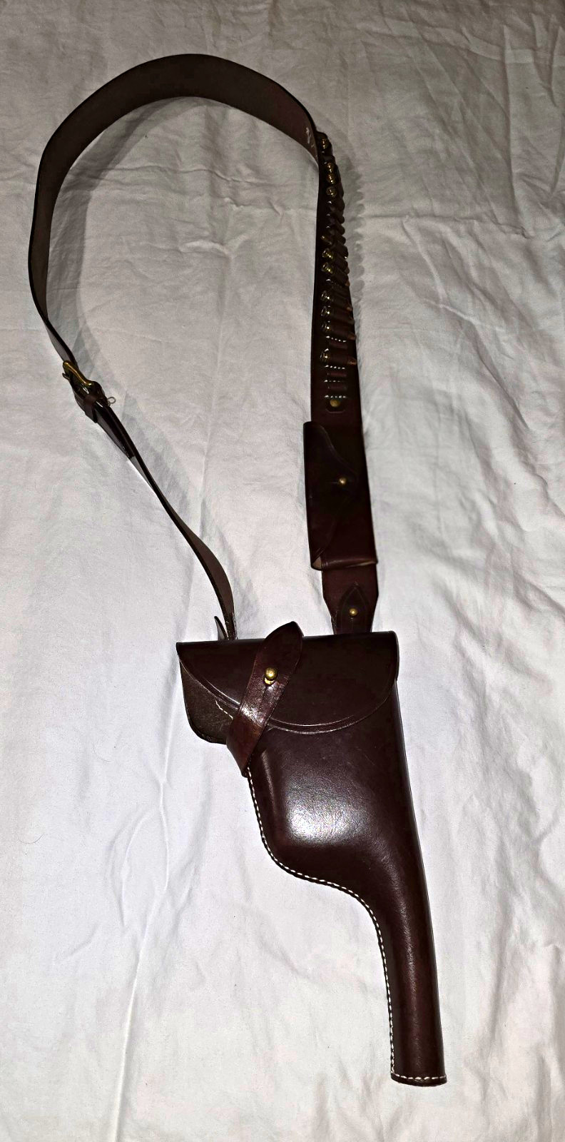 Reproduction Boer War British Military Gear Lot Mauser Holster Haversack Puttees