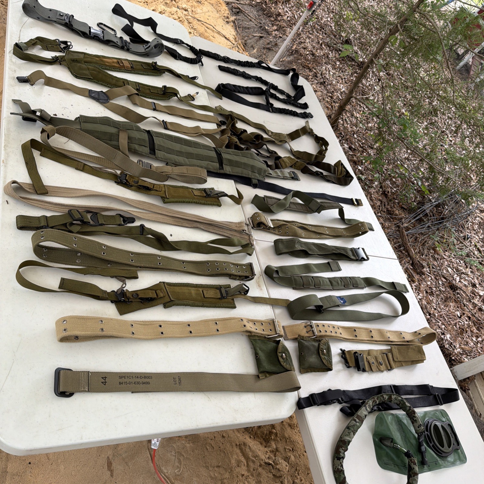 Vintage US Military Surplus Gear Mix Brands Various Straps & Belts Lot Vintage US Military Surplus Gear Mix Brands Various Straps & Belts Lot
