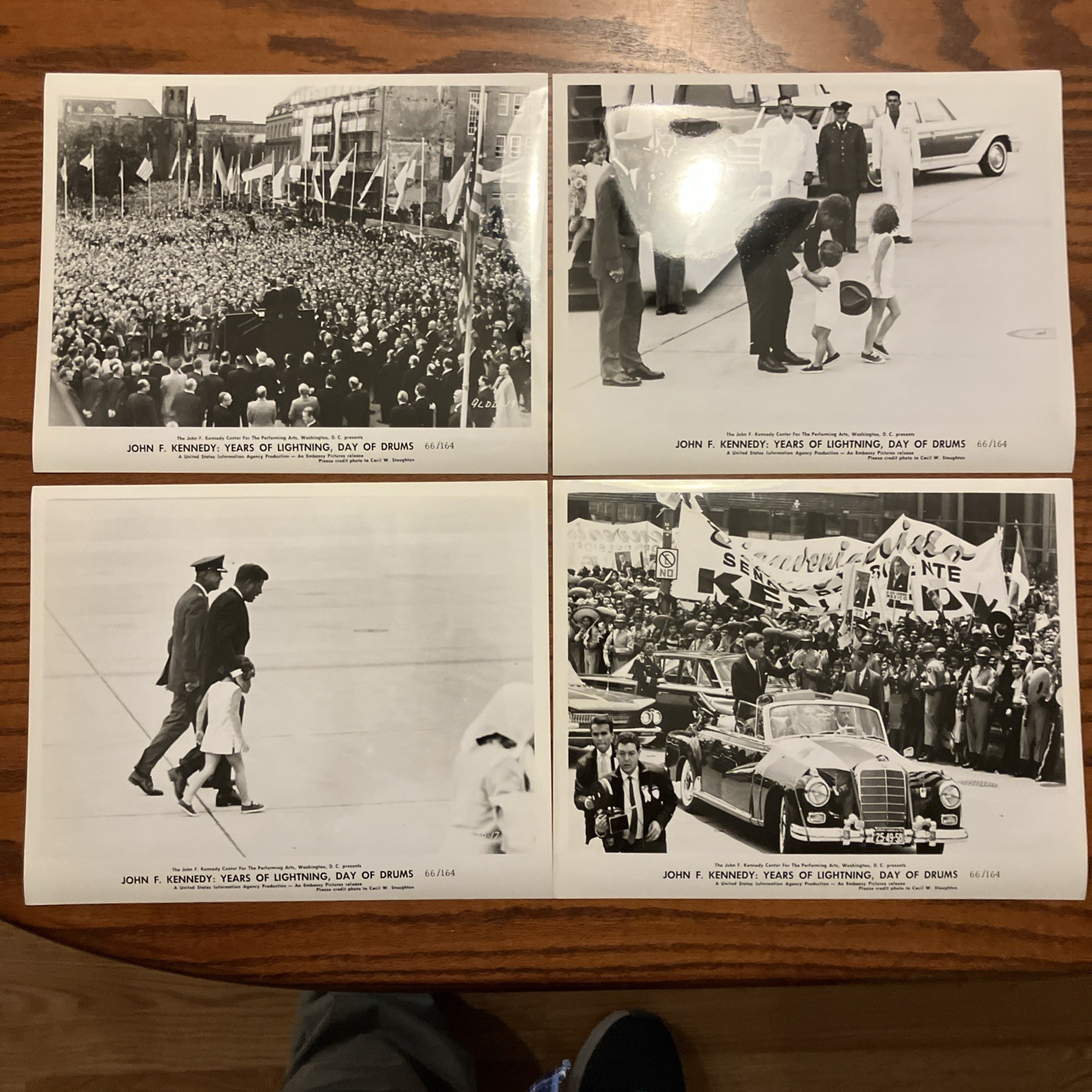 18-Vintage 8x10 Photos John F. Kennedy From The Film “JFK: Years Of Lightning”