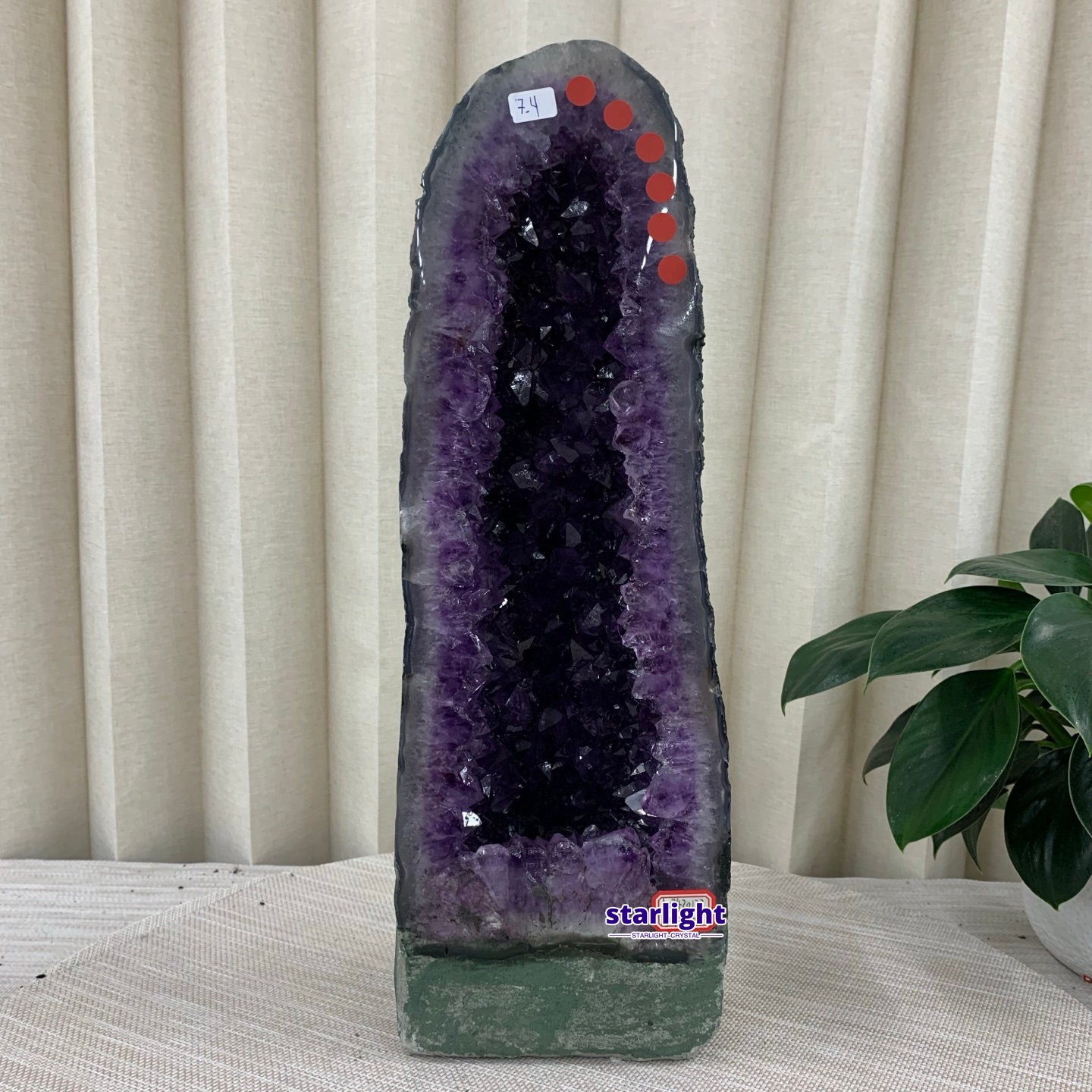 16.3LB AAA Natural Amethyst Cathedral Geode Cave Raw Purple Crystal Cluster Dis 16.3LB AAA Natural Amethyst Cathedral Geode Cave Raw Purple Crystal Cluster Dis